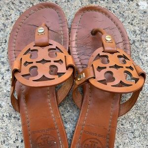 Tory Burch Vintage Vachetta Miller Sandal Size 6